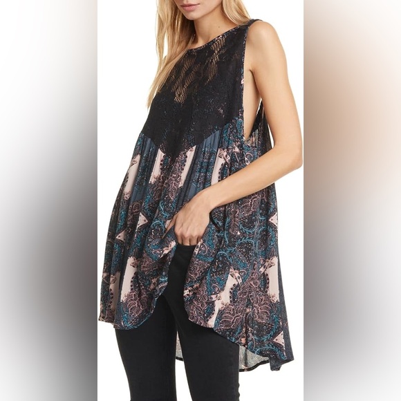 NWT Free People Count Me In Trapeze Tunic - Picture 3 of 3